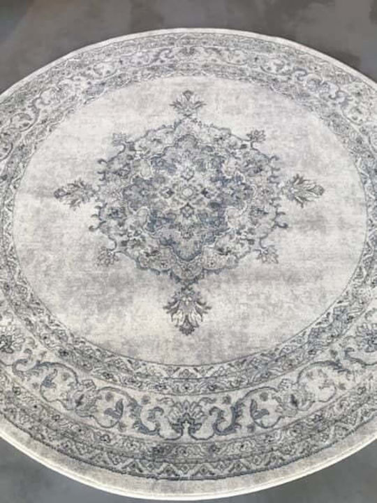 Bekas Carpets Covor Rectangular cu franjuri Gri