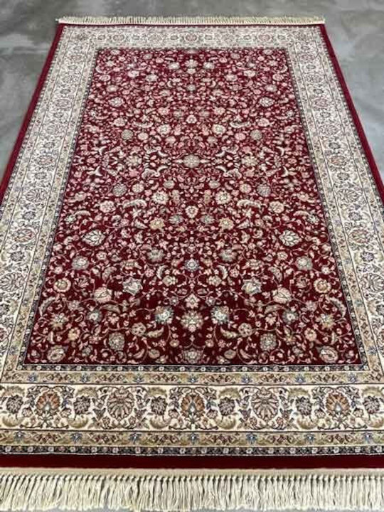 Bekas Carpets Teppich Rechteckig Synthetisch,Polyester/Cotton/Leather Rot
