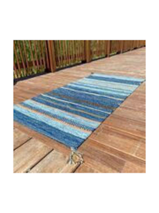 Koulis Carpets Mykonos Χαλί Διάδρομος Καλοκαιρινό Βαμβακερό Πολύχρωμο 70x200cm