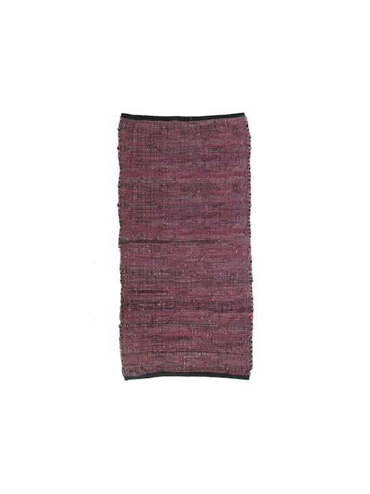 InTheBox Plum Χαλί Διάδρομος Καλοκαιρινό Δερμάτινο Μωβ 70x150cm