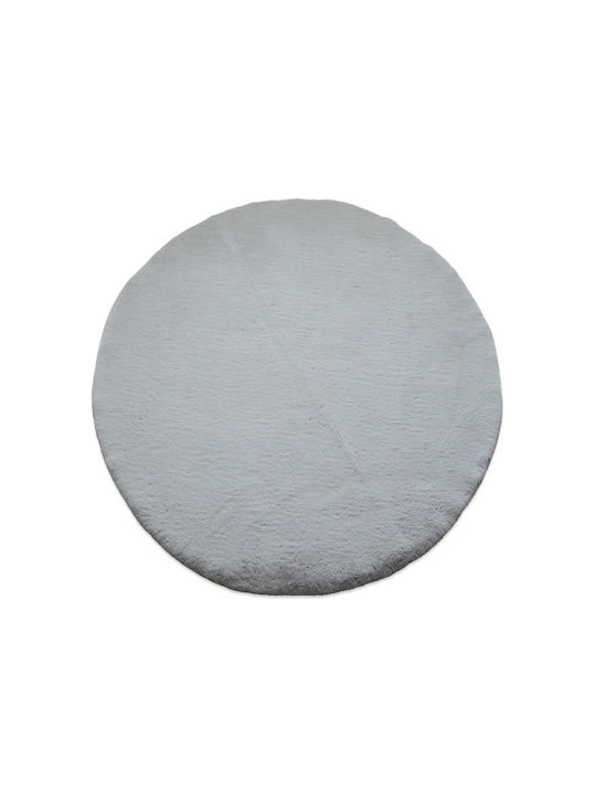 Newplan Puffy Fc6 Anti-slip Rug Rectangular Furry Grey R05