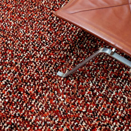 Brink & Campman Pop Art Teppich Rechteckig Wolle Red