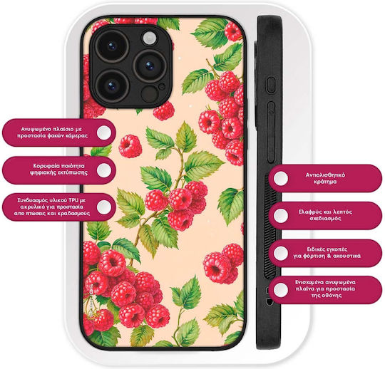 Husă Sonique Fruit Series Realme GT 5G Zmeură