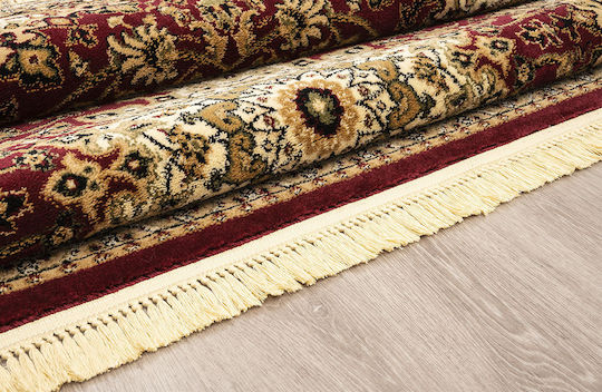 Newplan 1019 Χαλί Ορθογώνιο με Κρόσια Burgundy 160x230cm