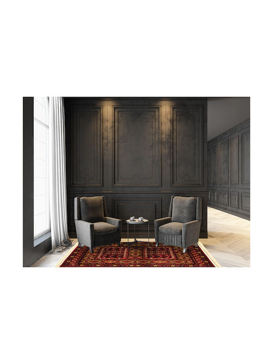 Newplan 2273 Χαλί Ορθογώνιο με Κρόσια Burgundy 160x230cm