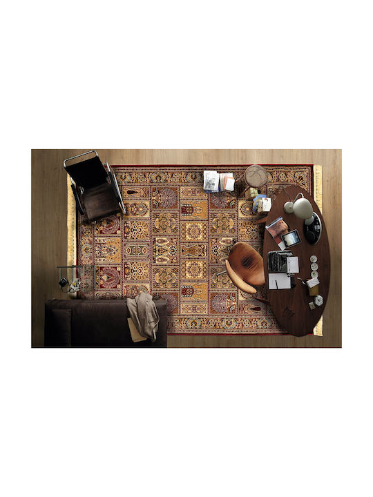 Newplan Persia 6283 Rug Rectangular with Fringes Burgundy