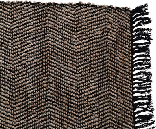 Zaros Sommer aus Jute mit Fransen Dark Shades
