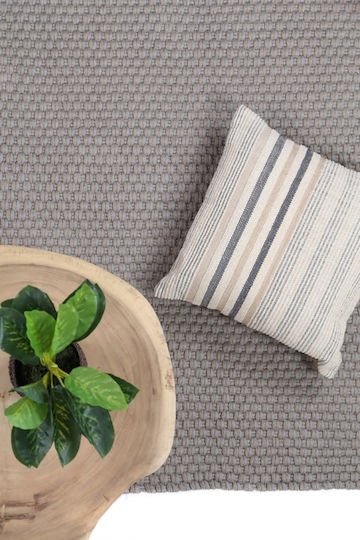 Royal Carpet Duppis OD2 Χαλί Εξωτερικού Χώρου Ορθογώνιο με Κρόσια Beige Grey 113x190cm