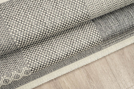 Newplan Χαλί Ορθογώνιο Καλοκαιρινό Ψάθινο Grey-ecru 160x230cm