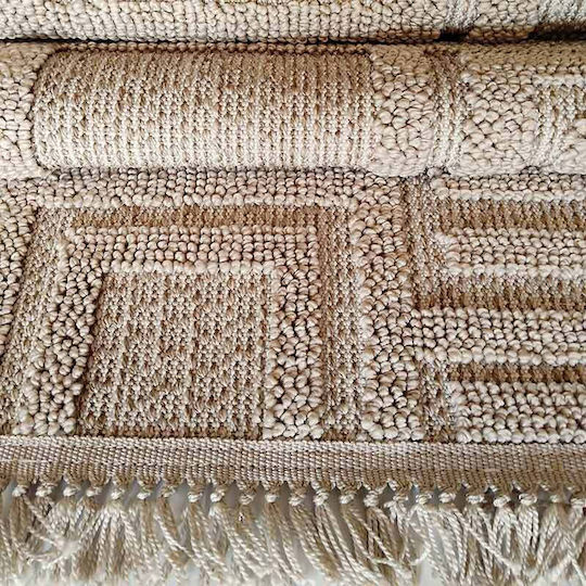 Klonaras Giardino Χαλί Ορθογώνιο 02 Beige 133x190cm