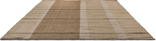 Brink & Campman Zona Block Stripe Handgefertigt Teppich Außenbereich Rechteckig Synthetisch,Polyester/Cotton/Leather Cashew