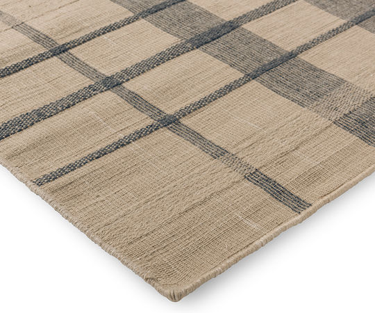 Brink & Campman Zona Check Handgefertigt Teppich Außenbereich Rechteckig Synthetisch,Polyester/Cotton/Leather Denim