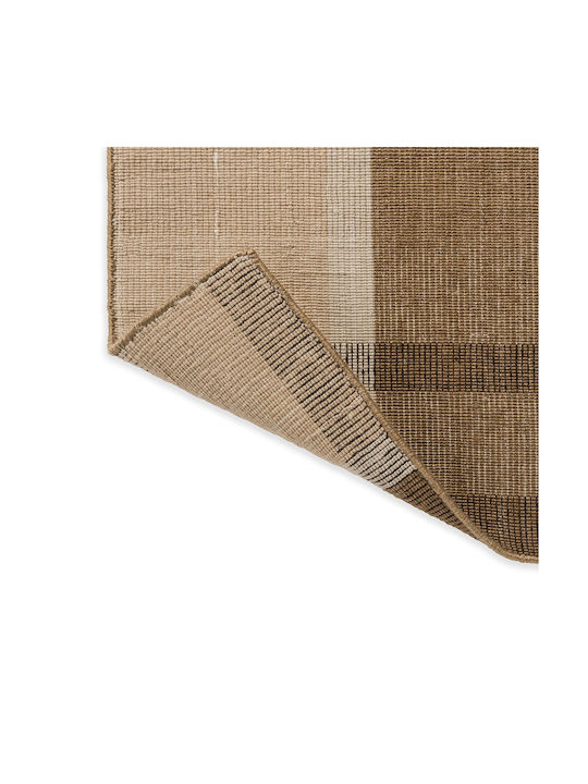 Brink & Campman Zona Block Stripe Ръчно изработено Килим За външно ползване Правоъгълена Cashew