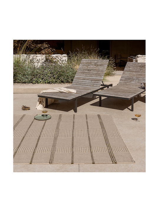 Brink & Campman Zona Stitch Handgefertigt Teppich Außenbereich Rechteckig Synthetisch,Polyester/Cotton/Leather Olive
