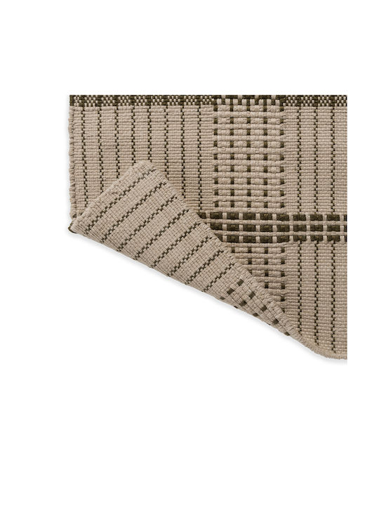 Brink & Campman Zona Stitch Handgefertigt Teppich Außenbereich Rechteckig Synthetisch,Polyester/Cotton/Leather Olive