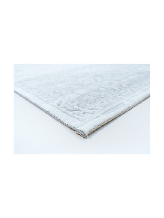 Ezzo Veneto D309a2a Teppich Kamin Rechteckig Synthetisch,Polyester/Cotton/Leather Light Grey