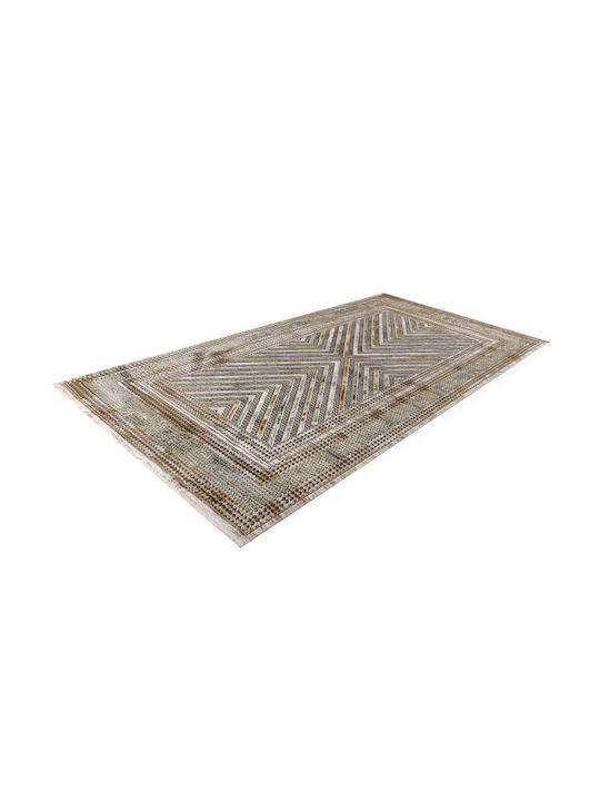Tzikas Carpets Elements 39801-040 Χαλί Ορθογώνιο Γκρι / Λαδί 200x250cm