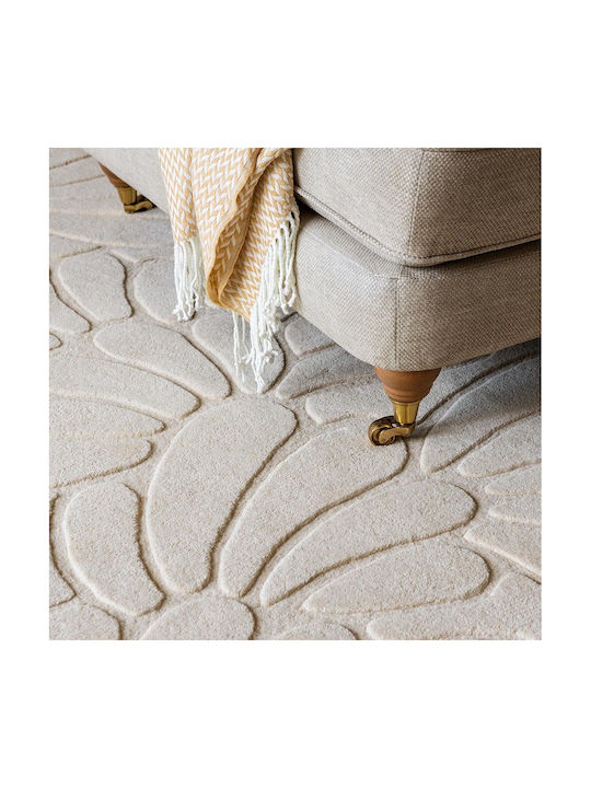 Laura Ashley Coleby Petals Χειροποίητο Χαλί Ορθογώνιο Εκρού 250x350cm