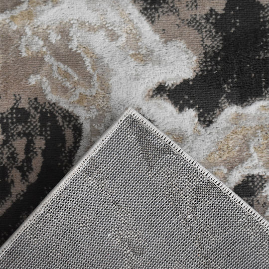 Saray Home Springs Χαλί Ορθογώνιο Καφέ-μαύρο D.grey-d.caramel 240x290cm