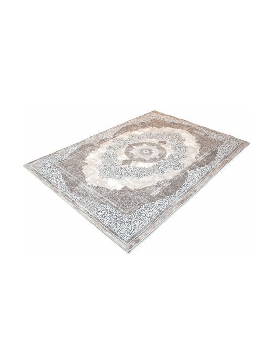Tzikas Carpets Elements 33116- Χαλί Ορθογώνιο Μπεζ-Καφέ-Γκρι-Χρυσό 200x290cm