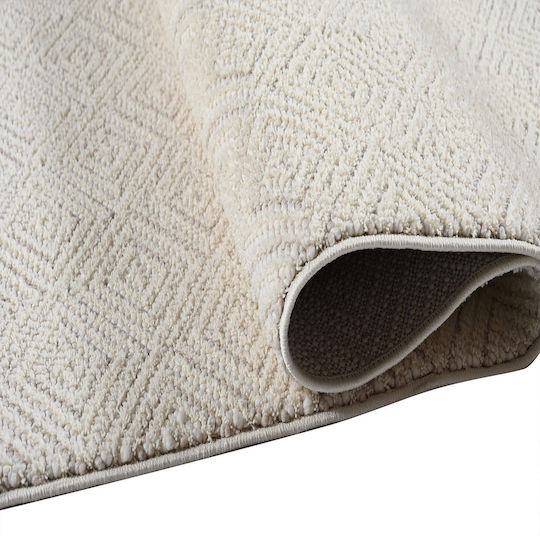 Polcarpet Bombai 7962 Χαλί Ορθογώνιο Shaggy με Κρόσια Beige 200x290cm