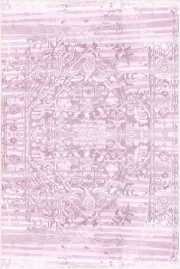 Χαλί Ορθογώνιο με Κρόσια Λιλά 100x200cm