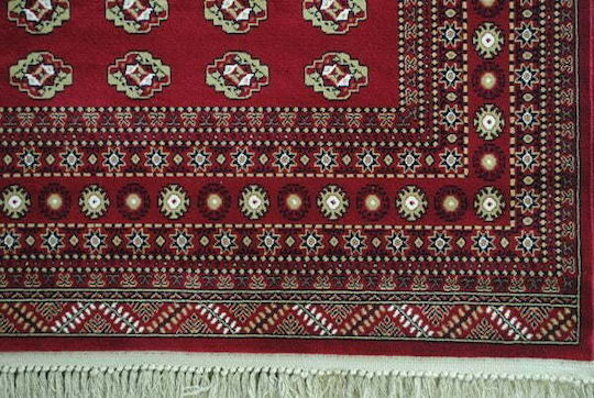 Klonaras 914 Χαλί Ορθογώνιο με Κρόσια Orian Red 160x230cm