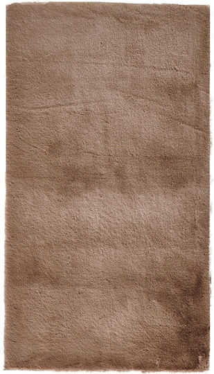 Kentia Major Anti-slip Rug Rectangular Shaggy Furry Brown
