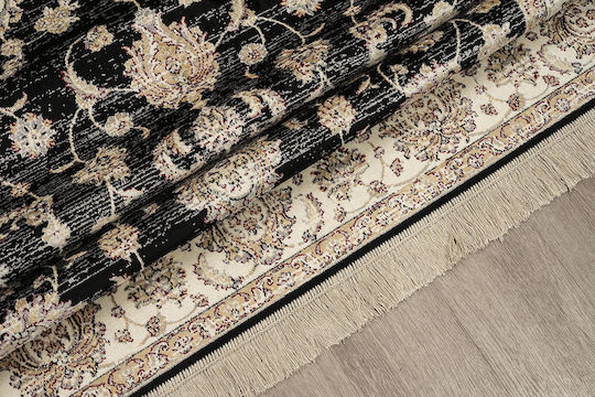 Newplan Sonia 9867/308330 Covor Rectangular cu franjuri Negru