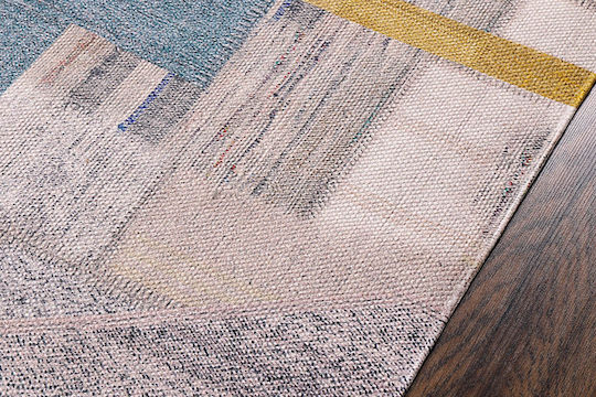 Newplan Kilim 5560 Ръчно изработено Килим Правоъгълена с крошки Сив