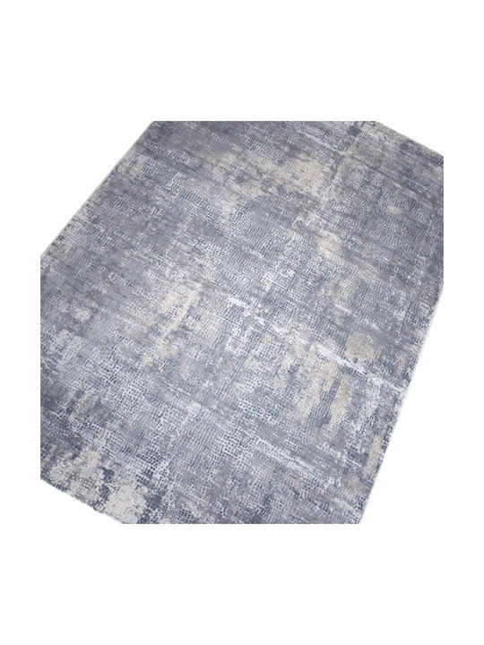 Ns Carpets Monaco 37 Teppich Rechteckig Synthetisch,Polyester/Cotton/Leather Gray