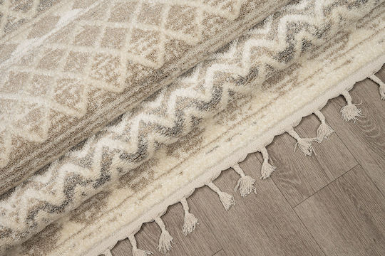 Newplan Gala 11852a Teppich Rechteckig Synthetisch,Polyester/Cotton/Leather mit Fransen 11852a