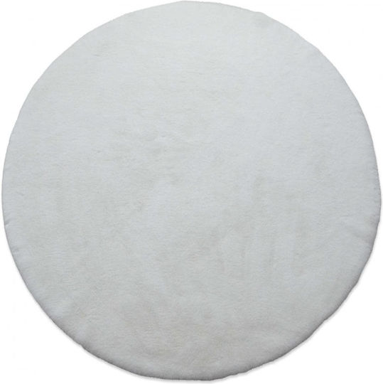 Newplan Puffy Anti-slip Rug Rectangular Shaggy Furry T-FC1 Ivory