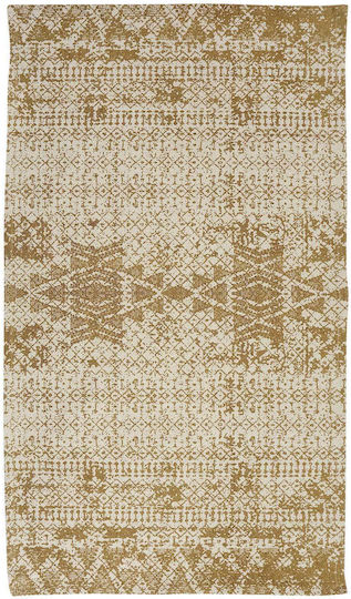 Das Home 7021 Χαλί Ορθογώνιο Βαμβακερό Ώχρα 70x140cm