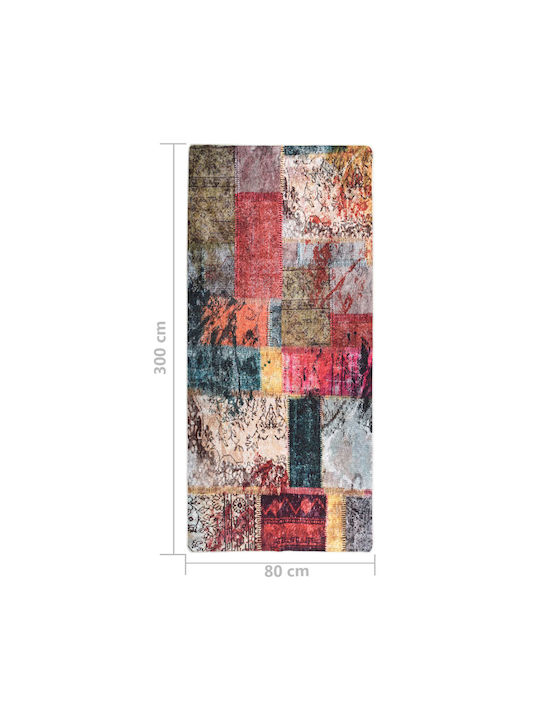 vidaXL Anti-slip Rug Rectangular Multicolour