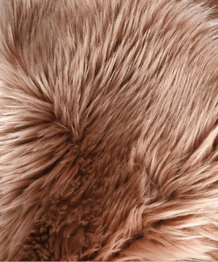 Kentia Mario Anti-slip Rug Rectangular Shaggy Furry 26 Pink