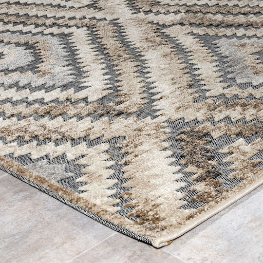 Tzikas Carpets Boheme 00008-957 Außenbereich Korbweide Brown/Grey