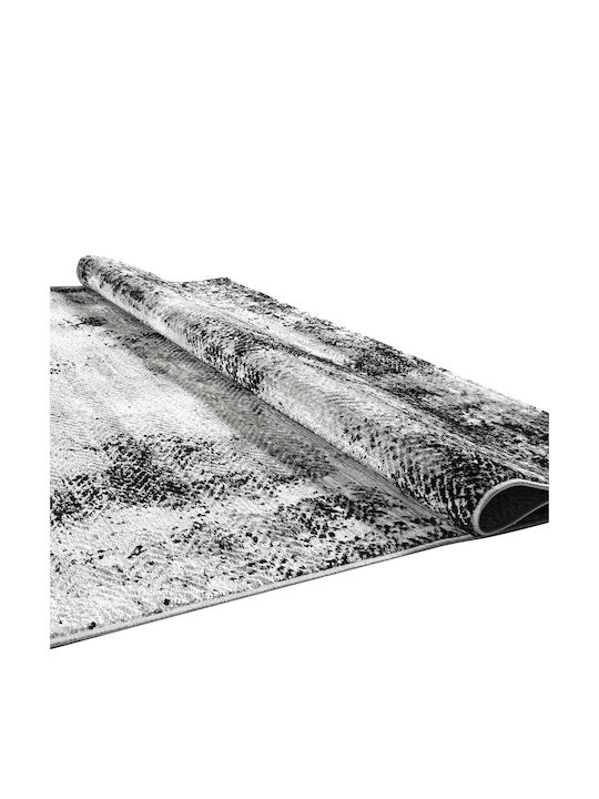 Balsan Monaco Moma Rug Rectangular Grey / Black