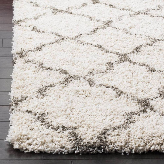 Saray Home Moroccan Χαλί Ορθογώνιο Shaggy Μπεζ / Γκρι 200x300cm