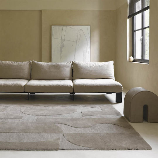 Brink & Campman 121104 Teppich Rechteckig Wolle Gray / Silver