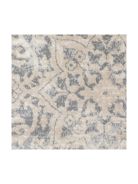 Ezzo Venice 9198ACD Teppich Rechteckig Synthetisch,Polyester/Cotton/Leather Grey