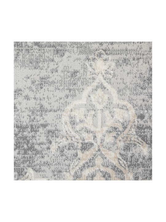 Ezzo Venice 9198ACD Teppich Rechteckig Synthetisch,Polyester/Cotton/Leather Grey