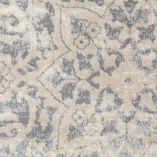 Ezzo Venice 9198ACD Teppich Rechteckig Synthetisch,Polyester/Cotton/Leather Grey