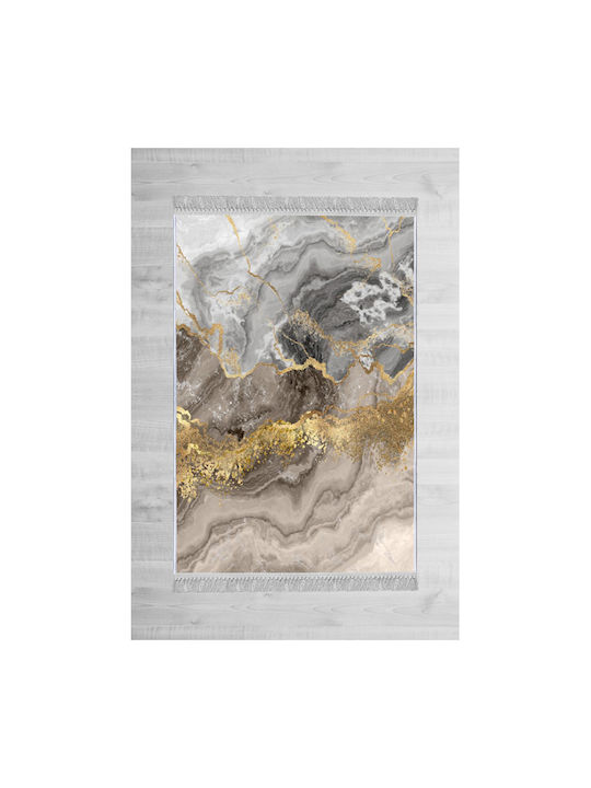 Conceptum Hypnose Conceptum Hypnose Rug Rectangular with Fringes Grey-gold