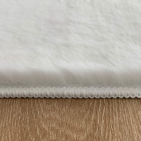 Beauty Home Χαλί Αντιολισθητικό 67x210cm Λευκό