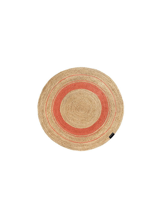 Guy Laroche Grande Rug Round Summer Coral