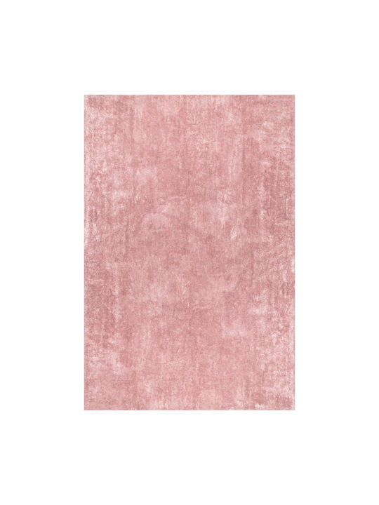 Saray Home Deluxe Anti-slip Rug Rectangular Shaggy Furry Pink
