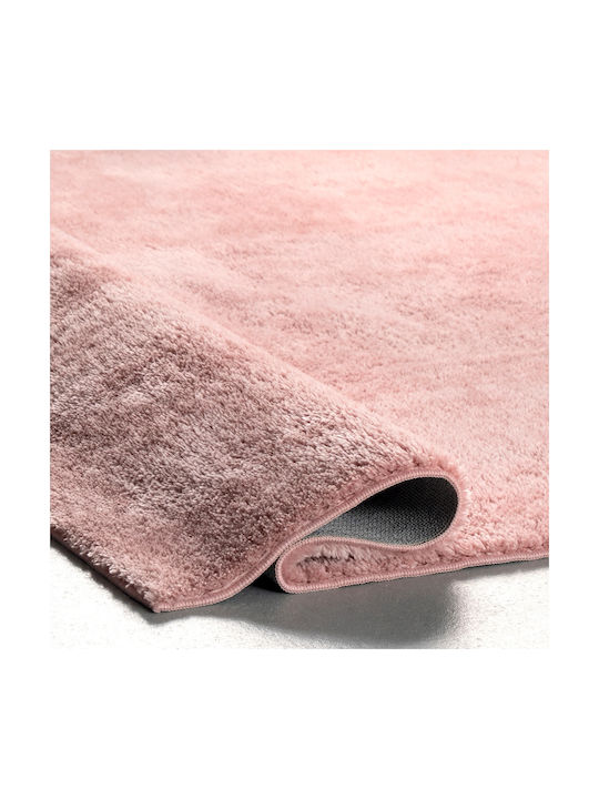 Saray Home Deluxe Anti-slip Rug Rectangular Shaggy Furry Pink