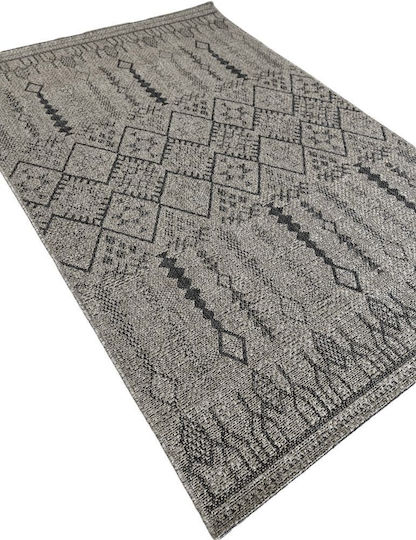 Eurofil Magic Χαλί Ορθογώνιο Καλοκαιρινό Ψάθινο Grey 160x230cm