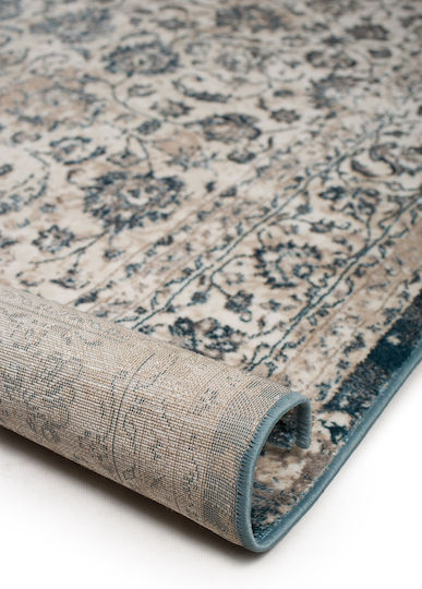 Biokarpet Gossip 8504a White Blue-140x200